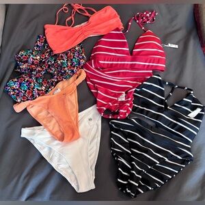 ✨ SALTY HONEY BUNDLE - 4 bathing suit tops & 4 bathing suit bottoms!